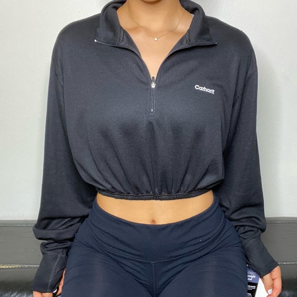 Carhartt Tops - CARHARTT Crop Zip